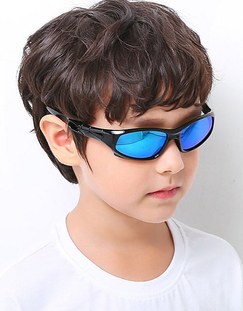 Load image into Gallery viewer, Kids Sports Polarized Sunglasses Color Lens UV Protection Children Fashion Eyewear for Boys and Girls Silicone Safety Glasses
