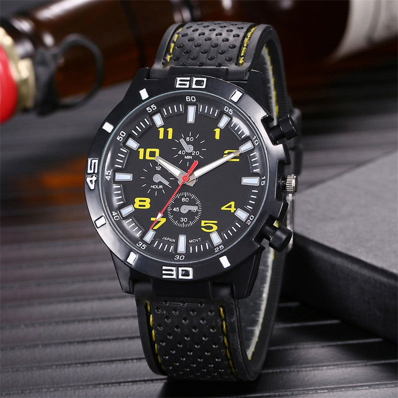 Date Quartz Men Watches Top Brand Luxury Male Clock Chronograph Sport Mens Wrist Watch Hodinky Relogio Masculino