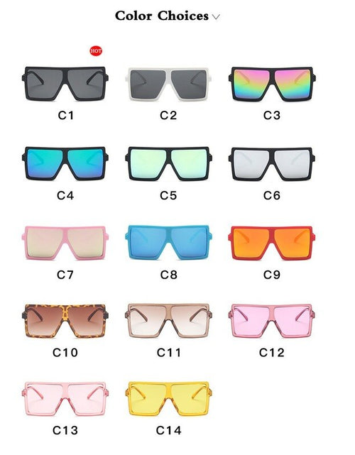 Load image into Gallery viewer, Sunglasses Kids Square Eyeglasses Children Vintage Pink Big Frame Sun Glasses for Girls/Boys Gafas De Sol Mujer
