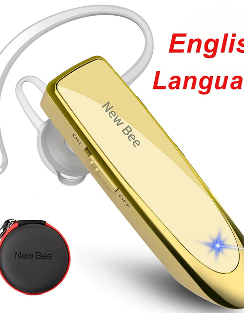 Load image into Gallery viewer, New Bee Bluetooth Headset V5.0 Wireless Earphones Headphones with Mic 24Hrs Earbuds Earpiece Mini Handsfree for iPhone xiaomi
