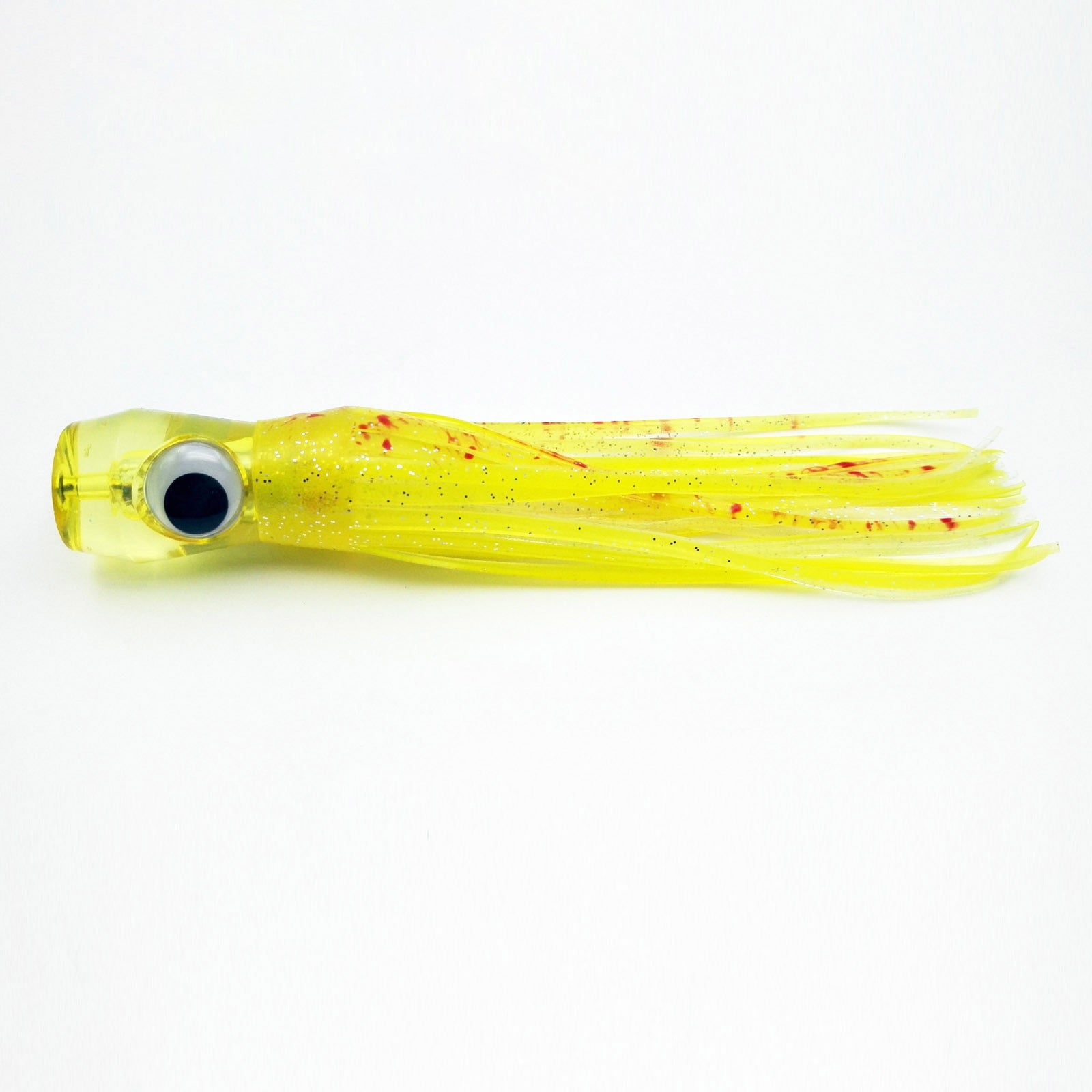 1PCS Sea Fishing Lure 55g/17CM Boat Fishing Troll Bait Acrylic Resin Octopus Bionic Squid Fishing Bait Feather Skirt