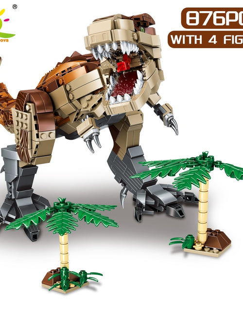 Load image into Gallery viewer, Jurassic Indominus Rex Dinosaur World Model Building Blocks City Triceratops Velociraptor Dino Park Bricks Children Toy
