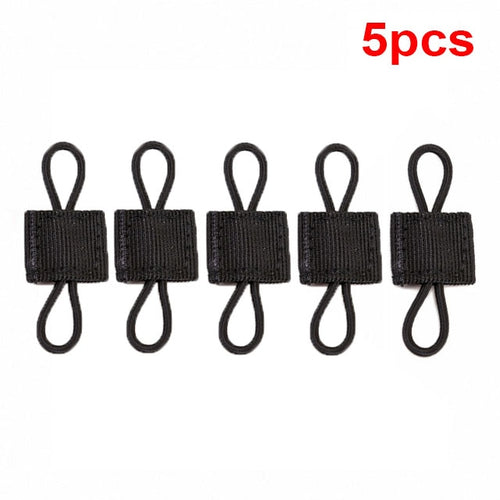 Load image into Gallery viewer, 5pcs Tactical Backpack Binding Buckles Elastic Tactical Binding Buckle Carabiner Clip Bags Clasp Cord Fix Gear Elastic Strap
