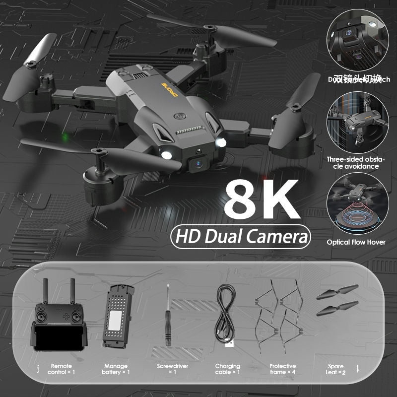 Dron GPS Drone 8K Professional Drones 4K HD Aerial Photography Comprehensive Obstacle Quadcopter Helicopter RC Distance New