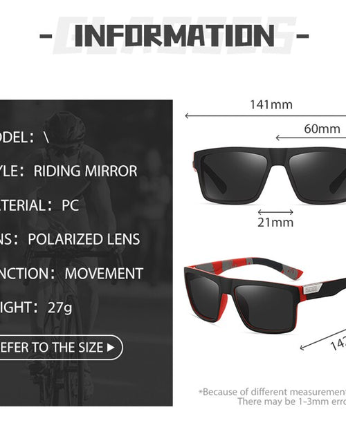 Load image into Gallery viewer, New Polarized Glasses Fishing Sunglasses Men Women Driving Shades Classic UV400 Eyewear Male Sun Glasses Hiking Eyeglasses
