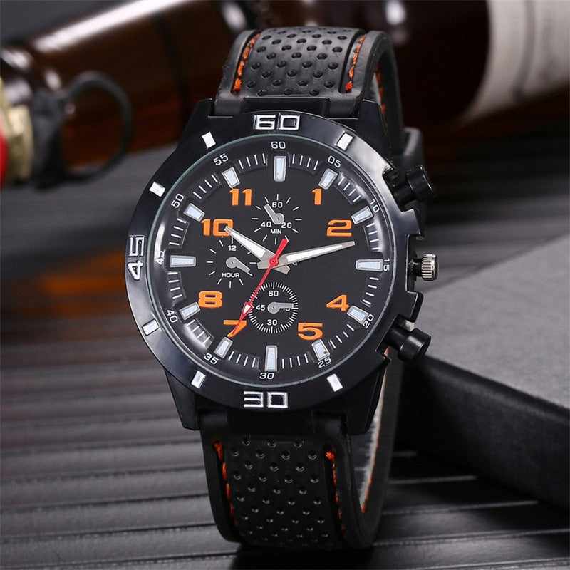 Date Quartz Men Watches Top Brand Luxury Male Clock Chronograph Sport Mens Wrist Watch Hodinky Relogio Masculino