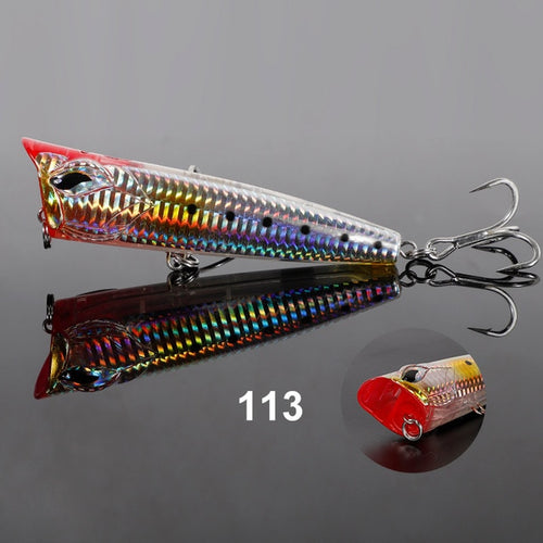 Load image into Gallery viewer, 1pc 190mm 129g Topwater Popper Fishing Lures Bubble Jet Popper Bait Wobblers for GT Tuna Sea Fishing Lure
