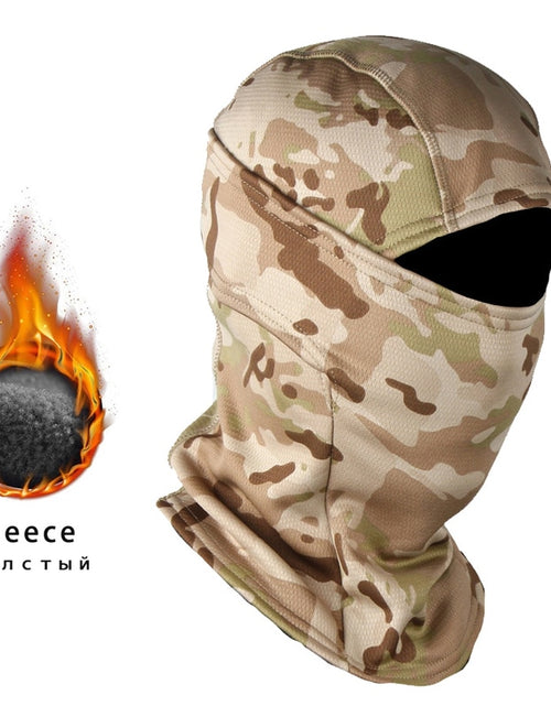 Load image into Gallery viewer, Winter Fleece Tactical Military Balaclava Outdoor Hunting Cycling Hiking Skiing Scarf Snowboard Face Mask Windproof Men Women
