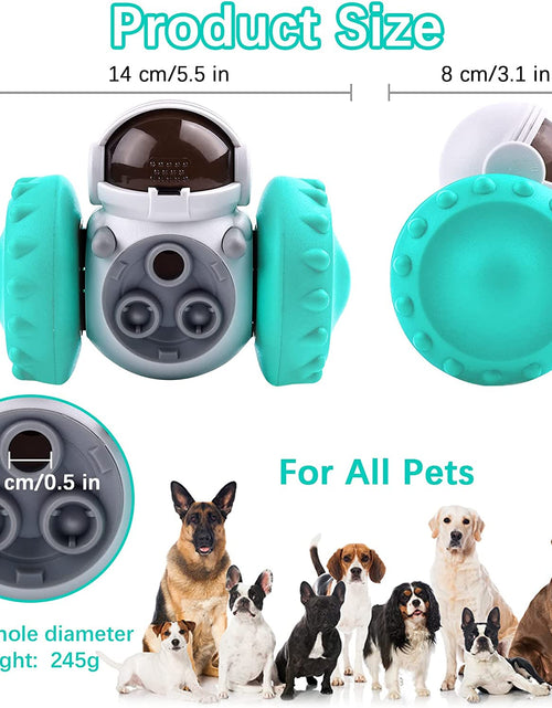 Load image into Gallery viewer, Dog Puzzle Toys Pet Food Interactive Tumbler Slow Feeder Funny Toy Food Treat Dispenser for Pet Dogs Cats Training Dog Supplies
