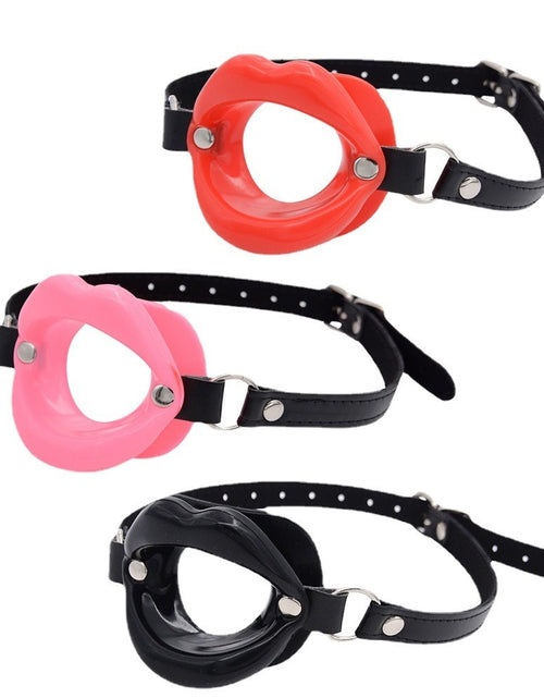 Load image into Gallery viewer, Female Blowjob Toy Sex Slave Silicone Lips O Ring Open Mouth Gag Oral Fetish Bdsm Bondage Restraints Erotic sexual toys adult
