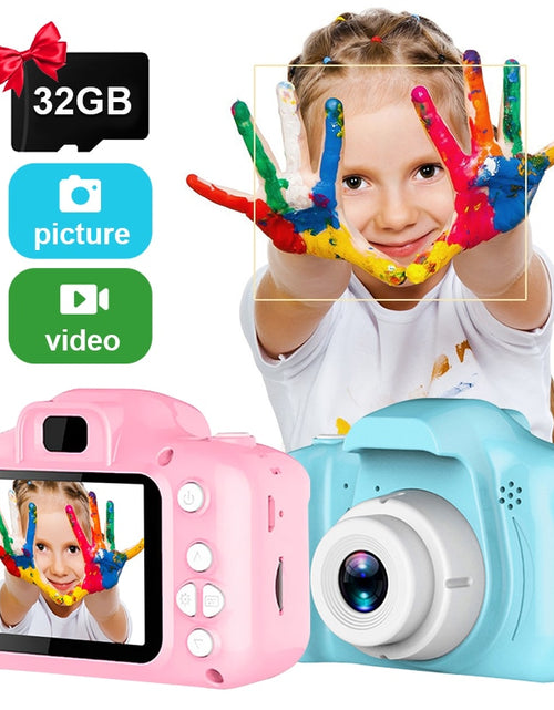 Load image into Gallery viewer, Mini Cartoon Kids Photo Camera 2 Inch HD Screen Children Digital Camera Video Recorder Camcorder Toys For Child Birthday Gift
