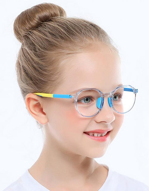 Load image into Gallery viewer, 2022 TR90 Round Blue Light Kids Glasses Silicone Flexible Optical Frame Boys Girls Computer Transparent Blocking Eyeglasses
