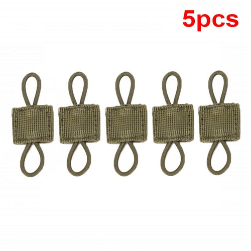 Load image into Gallery viewer, 5pcs Tactical Backpack Binding Buckles Elastic Tactical Binding Buckle Carabiner Clip Bags Clasp Cord Fix Gear Elastic Strap
