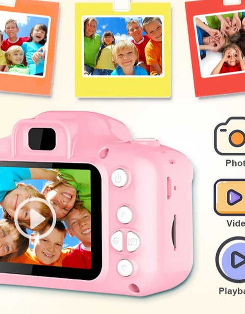 Load image into Gallery viewer, Mini Cartoon Kids Photo Camera 2 Inch HD Screen Children Digital Camera Video Recorder Camcorder Toys For Child Birthday Gift
