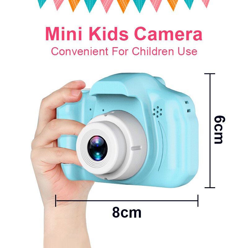 Mini Cartoon Kids Photo Camera 2 Inch HD Screen Children Digital Camera Video Recorder Camcorder Toys For Child Birthday Gift