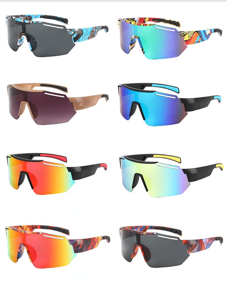 Cycling Eyewear Sunglasses UV 400 Protection Polarized Eyewear Cycling Running Sports Bike Sunglasses Goggles for Men Women