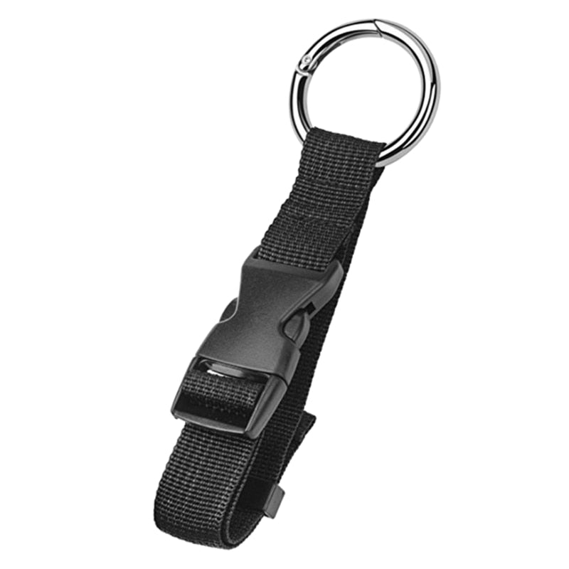 Hot Sale Portable Black Nylon Anti-theft Luggage Strap Holder Gripper Add Bag Handbag Clip Use To Carry