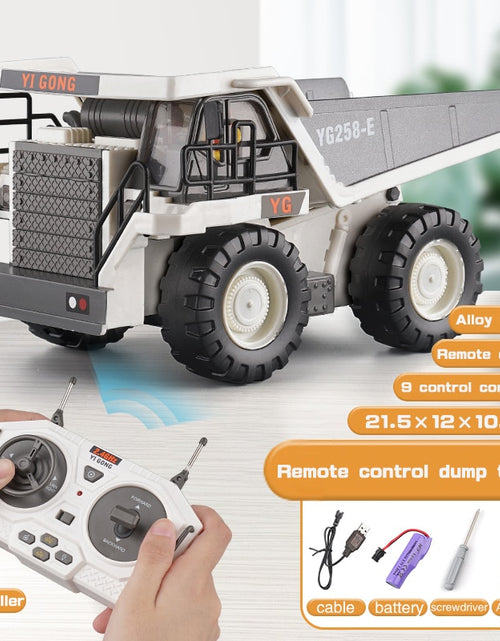 Load image into Gallery viewer, RC Excavator 2.4G Cars Trucks Engineering Vehicle 1:20 RC Crawler Truck Bulldozer Toys for Boys RC Car Dump Truck Children Gifts
