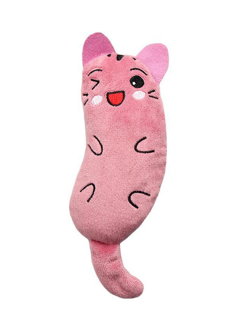 Load image into Gallery viewer, Cute Cat Toys Funny Interactive Plush Cat Toy Mini Teeth Grinding Catnip Toys Kitten Chewing Squeaky Toy Pets Accessories
