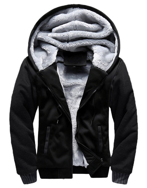 Load image into Gallery viewer, Men Winter Camouflage Jacket Fashion Wool Thicken Jackets Hooded Fleece Long Sleeve Coat Male Casual Streetwear Men&#39;s Clothing
