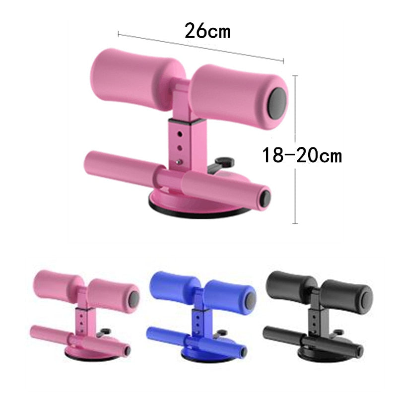 Gym Equipment Exercised Abdomen Arms Stomach Thighs LegsThin Fitness  Suction Cup Type Sit Up Bar Self-Suction abs machine