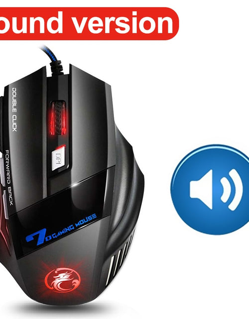 Load image into Gallery viewer, Ergonomic Wired Gaming Mouse LED 5500 DPI USB Computer Mouse Gamer RGB Mice X7 Silent Mause With Backlight Cable For PC Laptop
