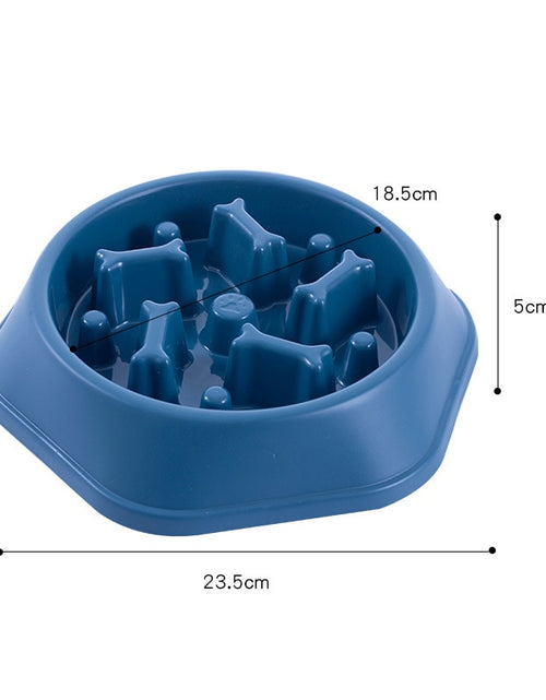 Load image into Gallery viewer, Pet Dog Bowl Dog Slow Feeder Bowl Puppy Cat Slow Eating Dish Bowl Anti-Gulping Food Plate Feeding Dog Cat Food Bowl Pet Supplies
