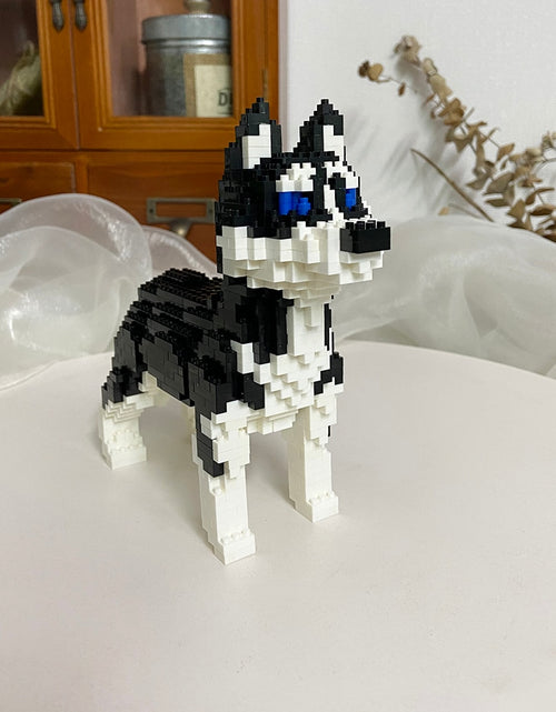 Load image into Gallery viewer, Dog Model Mini Building Block Toys Set for Kid Boy Girls Adult Beginner Teddy Hughes Corgi Collie Pet Style Bricks
