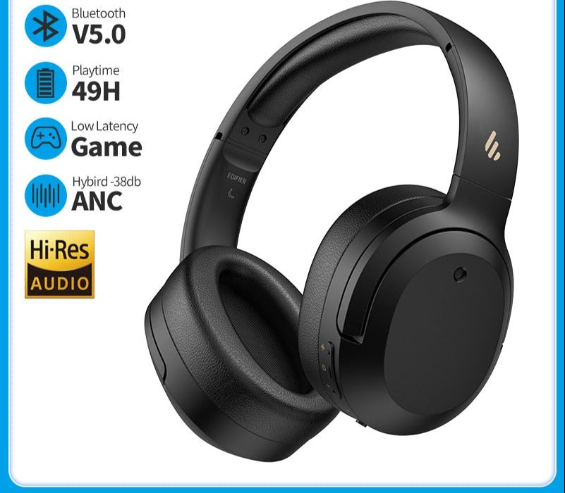 Wireless Headphones Bluetooth Headsets Hi-Res Audio Bluetooth 5.0 40mm Driver Type-C Fast Charge Hybrid ANC