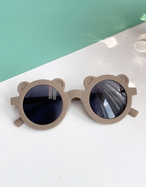 Load image into Gallery viewer, 2022 Boy Girl Cute Cartoon Bear Shape Fashion Round Sunglasses Children Vintage Sunglasses UV Protection Classic Kids Eyewear
