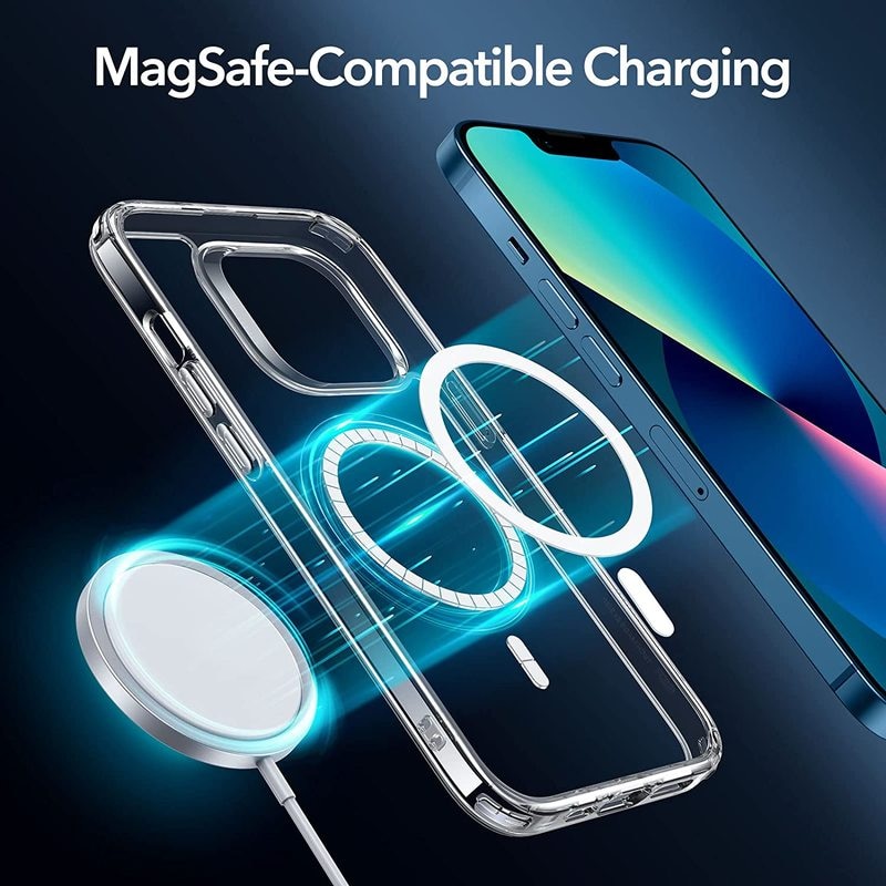 Magsafe Magnetic Wireless Charging Case For iPhone 14 13 12 11 Pro Max Mini X Xs XR 7 8 Plus SE 2020 Acrylic Cover