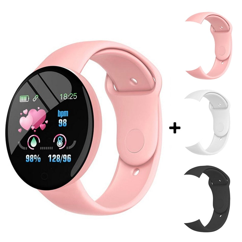 Smart Watch Men Women Bluetooth Fitness Tracker Bracelet Sport Heart Rate Blood Pressure Kids Smartwatch for IOS Android