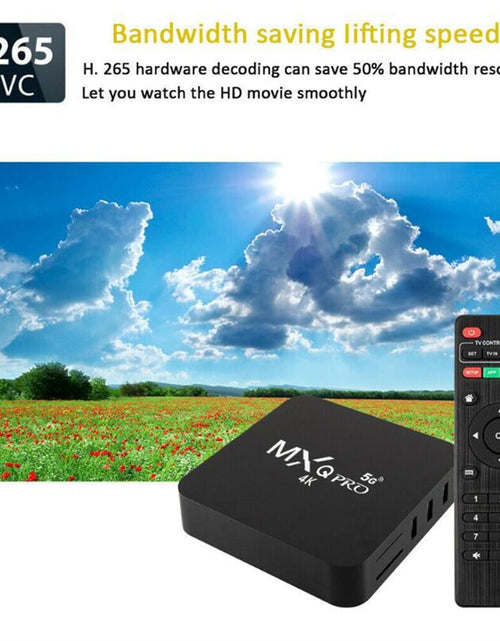 Load image into Gallery viewer, Android 11.0 TV Box S905L 4K 2.4G&amp;5G WiFi 8GB RAM 128GB ROM Google Play Youtube Media Player Set Top Box
