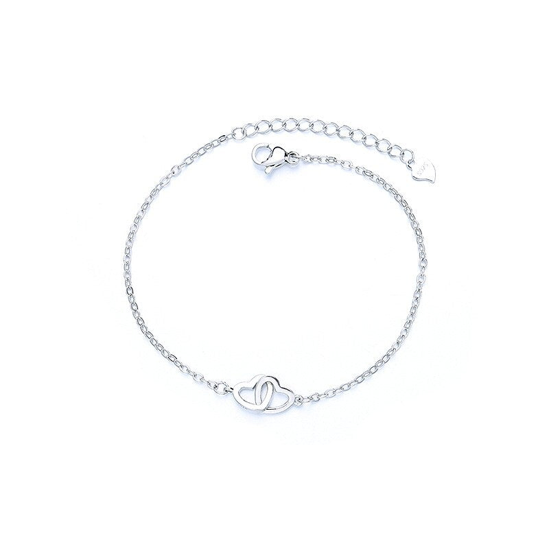 Zircon Cat Paw Bracelets for Woman Girlfriend Sweet Cute Adjustable Chain Bracelet Silver Color Simple Jewelry