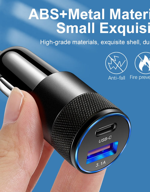 Load image into Gallery viewer, 70W PD Car Charger USB Type C Fast Charging Car Phone Adapter for iPhone 14 13 12 Xiaomi Huawei Samsung S21 S22 Quick Charge
