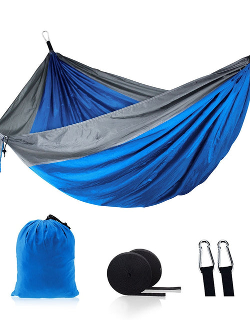 Load image into Gallery viewer, 86x35inch Outdoor Single Camping Hammock High Quality Portable Lightweight Parachute Hammocks for Park Travel Adventure Patio
