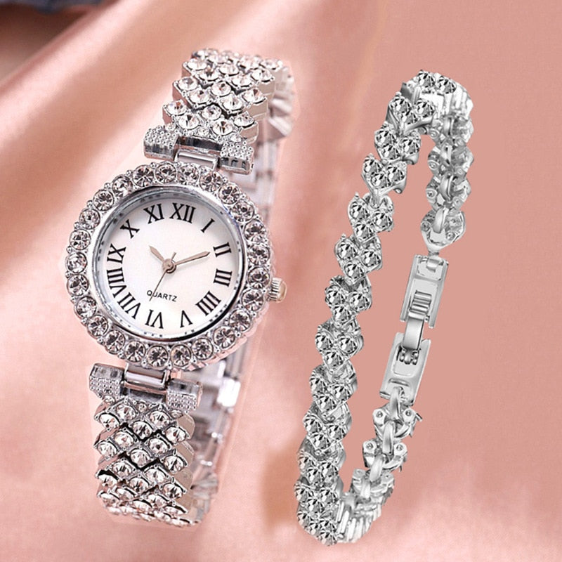 Watch For Women Watches 2022 Best Selling Products Luxury Watch Luxury Brand Reloj Mujer Watch Bracelet Set Diamond Steel Band