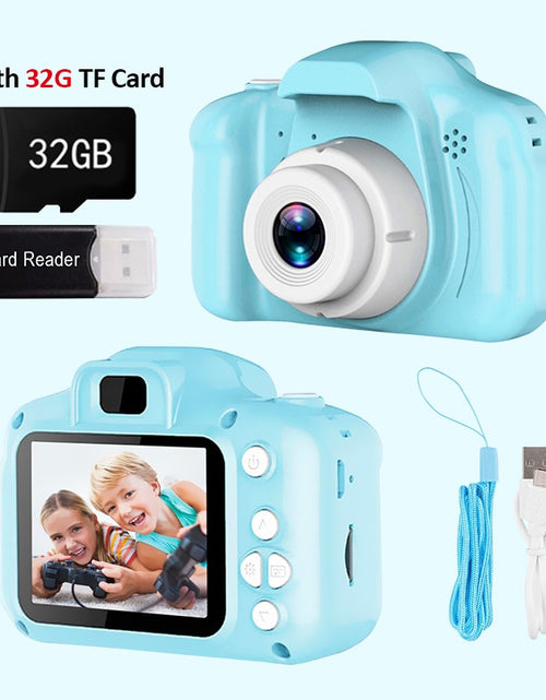 Load image into Gallery viewer, Mini Cartoon Kids Photo Camera 2 Inch HD Screen Children Digital Camera Video Recorder Camcorder Toys For Child Birthday Gift
