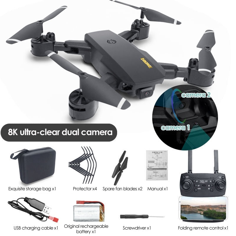 Dron GPS Drone 8K Professional Drones 4K HD Aerial Photography Comprehensive Obstacle Quadcopter Helicopter RC Distance New