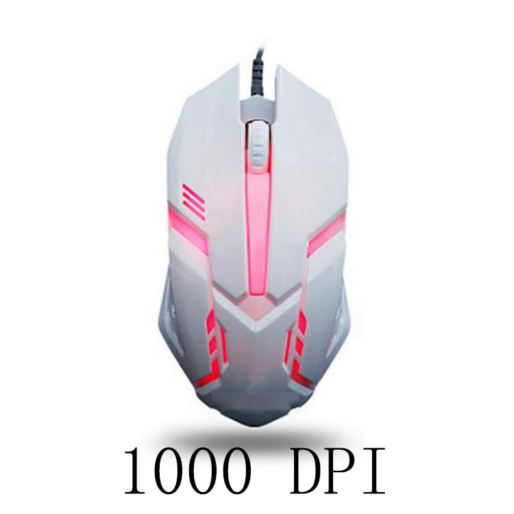 Laser Mouse for PC Gamer Gaming Mouse Ergonomic Mice with LED Backlit USB Mice for Computer Gamer Girl Mouse for Laptop