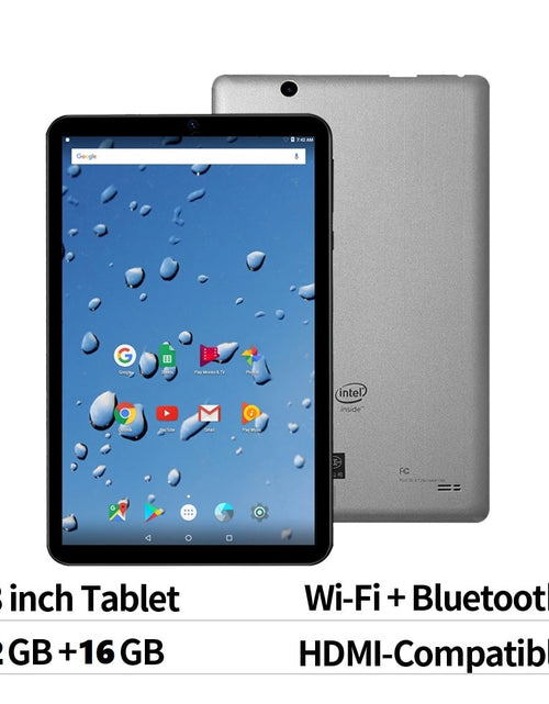 Load image into Gallery viewer, Tablet 1280x800 IPS 2GB RAM 16GB ROM Quad Core Android AI Speed-up Tablets Wifi Bluetooth Dual Cameras Google Play
