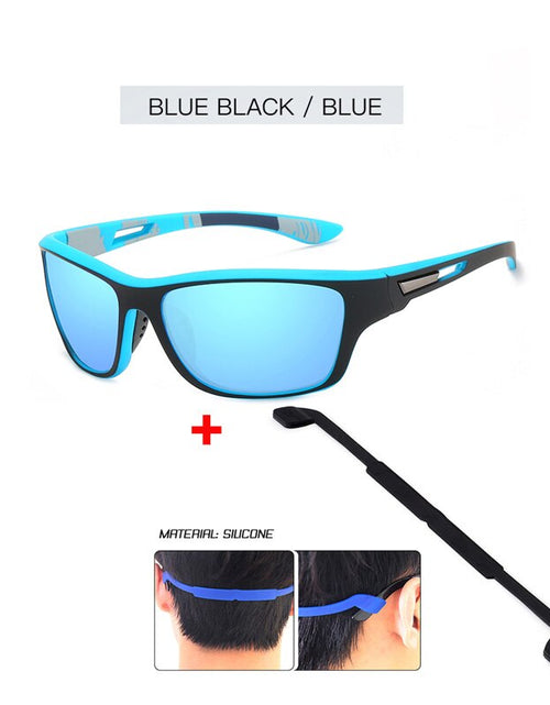 Load image into Gallery viewer, Mens Polarized For Men Outdoor Sports Ride Windproof Sand Goggle Sun Glasses UV Protection Sport Sunglasses Bicycles Sunglass
