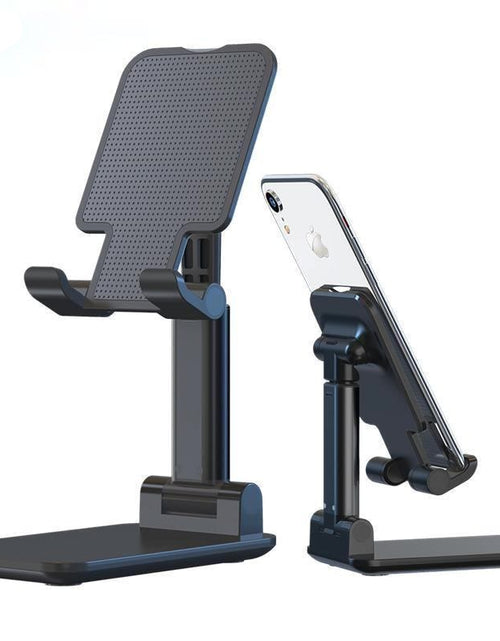 Load image into Gallery viewer, Metal Desktop Tablet Holder Table Cell Foldable Extend Support Desk Mobile Phone Holder Stand For iPhone iPad Adjustable
