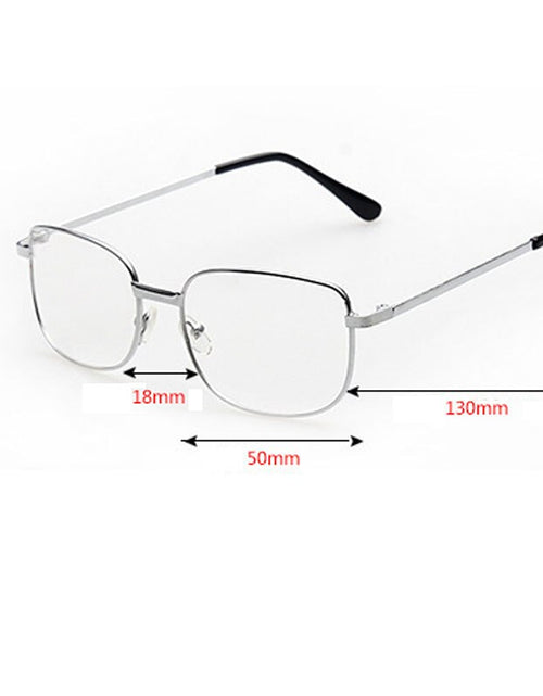 Load image into Gallery viewer, Unisex Metal Frame Reading Glasses Vintage Prescription Presbyopia Eyeglasses Hyperopia Eyewear Diopter 0 to +4.0 for Men Women
