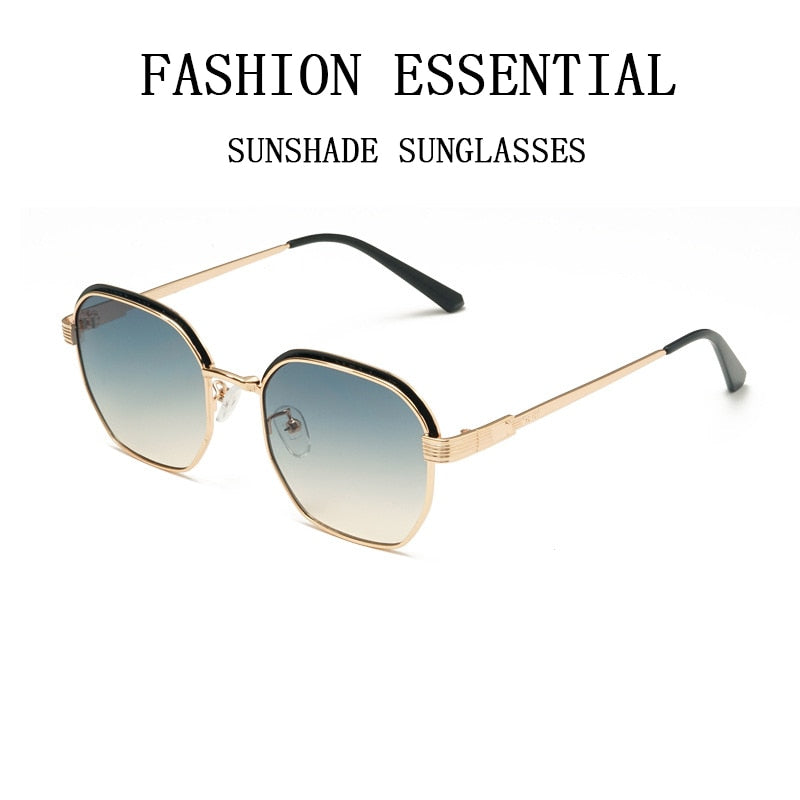 2023 Blue Sunglasses Women Luxury Vintage Fashion Glasses Dropshipping Shades Gafas De Sol Mujer Lunette De Soleil Femme Okulary