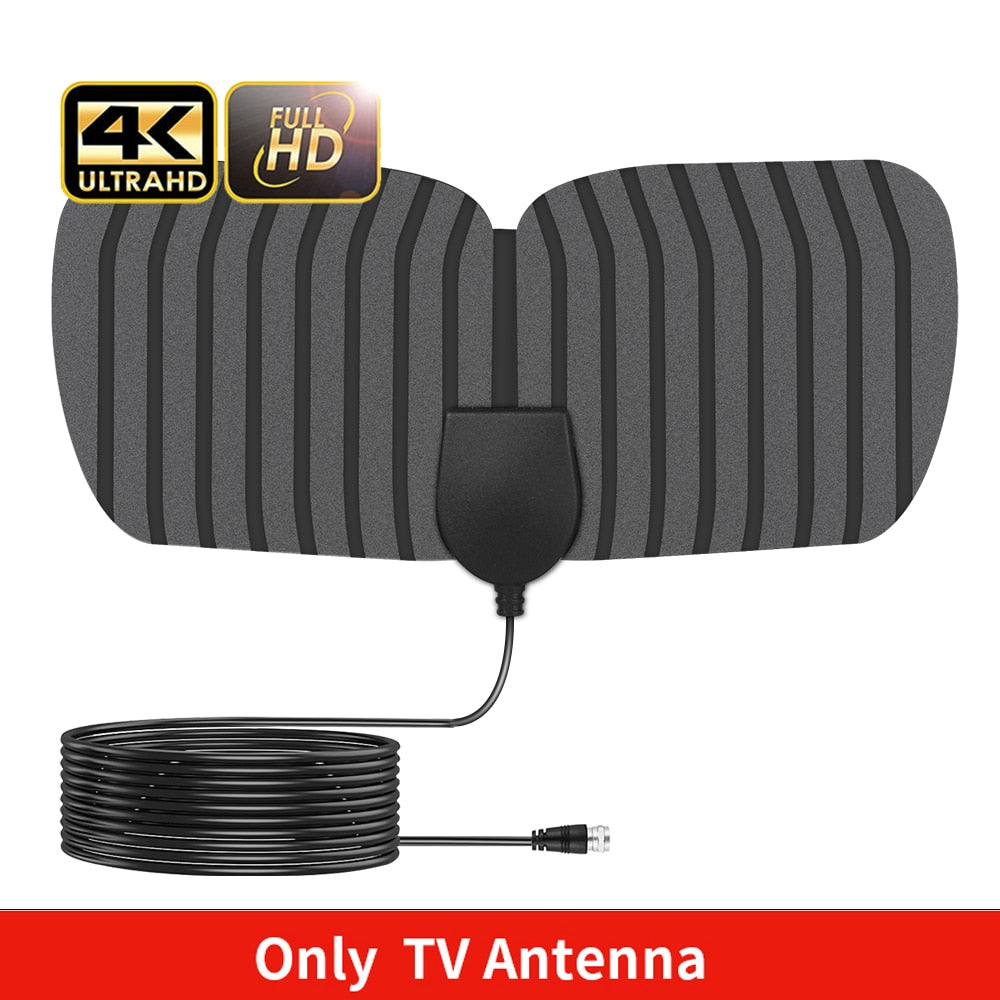 3000 Miles 8K Digital DVB-T2 TV Antenna Indoor with amplifier Booster 1080P Aerial For Car antenna RV travel smart tv