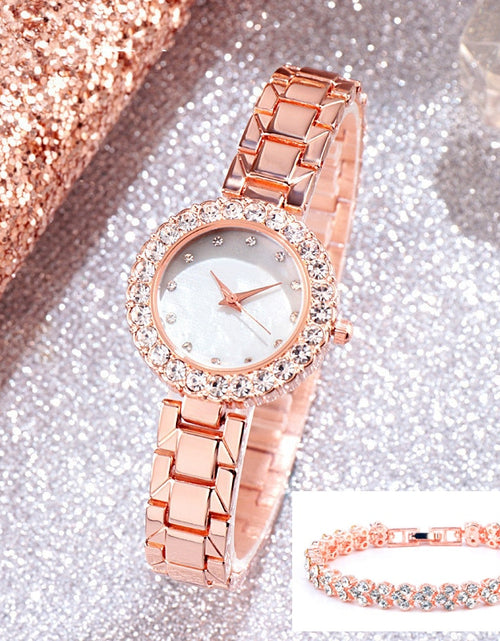 Load image into Gallery viewer, Watch For Women Watches 2022 Best Selling Products Luxury Watch Luxury Brand Reloj Mujer Watch Bracelet Set Diamond Steel Band
