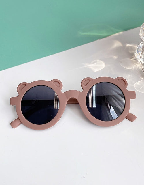 Load image into Gallery viewer, 2022 Boy Girl Cute Cartoon Bear Shape Fashion Round Sunglasses Children Vintage Sunglasses UV Protection Classic Kids Eyewear
