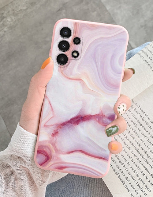 Load image into Gallery viewer, Marble Pattern Phone Case For Samsung Galaxy A13 5G A 13 4G Protective Cover Case Pink Silicone Soft Funda For Samsung A13 Coque
