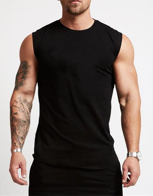 Load image into Gallery viewer, 2020 Gym Workout Sleeveless Shirt Tank Top Men Bodybuilding Clothing Fitness Mens Sportwear Vests Muscle Men Tank Tops
